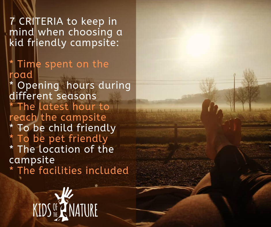 7 Criteria to Keep in Mind When Choosing a Kid Friendly Campsite