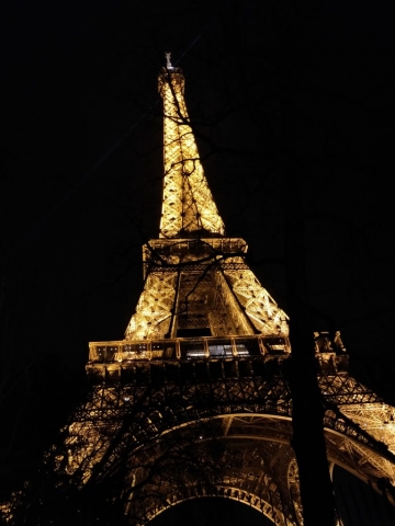Eiffel Tower - night view, Paris, France